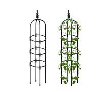 Garden Trellis - Tower Obelisk Garden Trellis | Garden Trellis for Climbing Plants | Tall Plant Support for Climbing Vines And Flowers Stands