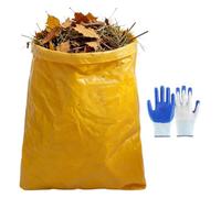 Garden Waste Bag Large Capacity Leaf Collection Sack With Shoulder Strap