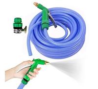 Garden Water Hose, tubo lungo esterno, compatto Lightweight Design, non Kink flessibile Nozzle Attachment, Yard Irrigation Accessory, Ideal for Lawn, RV, Flower, Backyard Use