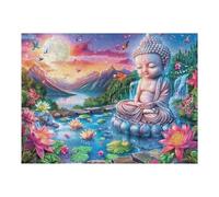 Garden Waterfall Flower Puzzle 500 Pezzi Sfida Rompicapo Impossibile Happy Time Rompicapo Estremamente Difficile Per Veri Esperti Regalo Per Chi Ama Le Sfide 500 PCS