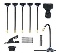 Garden Watering System, 360 gradi regolabile Drip Irrigation Kit, Automatic Watering Equipment with Timer, Efficient Water Saver, Complete Set Balcony Orchard Greenhouse Landscap