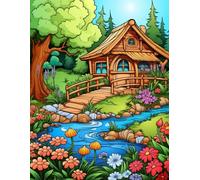 Garden Whispers: 500 Pages of Coloring Peace kids or adults.: Bring colors to 500 pages of pure garden bliss.