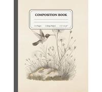 Garden Whispers | Vintage Hummingbird Notebook | College Ruled Writing Journal for School & Work: Elegant Space for Organizing Lessons, Notes, and Dreams