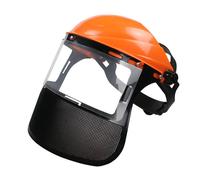 Garden Wire Mesh Face Trimmer Safety Hat With Full Safety Face A I8E86579