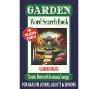 GARDEN WORD SEARCH BOOK: 50+ Easy-to-Read Puzzles in a Word Find Book About Gardening, Flowers, Horticulture & Garden Care for Gardeners Adults & ... Brain Games Gift for Relaxing & Holidays.