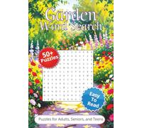 Garden Word Search Puzzle Book: Word Searches with Easy to Read Print about Gardening ,Plants, and More [ 6x9 inches, 110 Pages ] 50+ Puzzle… Gift for Vacations, Holidays, and Free Times