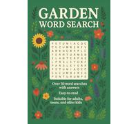 Garden Word Search: Word Searches with Easy to Read Print about plants, Herbs, Vegetables and More | 6x9 inches, 110 pages | 50+ Puzzles... Gift for Vacations, Birthdays, Holidays, and time off