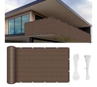 Garden900 x 200 cm - Protezione UV e antivento per terrazze balconi e piscine - marrone per una maggiore privacy del giardino