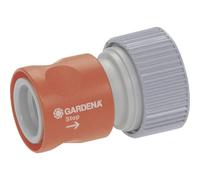GARDENA 02814-20 2814 Plastica Raccordo rapido per tubi Raccordo a innesto, 19