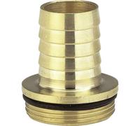 Gardena Raccordo a vite per tubo flessibile in ottone, 1 pezzo con collare e O-ring: collegamento a vite, filettatura 47,9 mm (G 1 1/2 pollice), per tubi flessibili da 32 mm (1 1/4 pollice) (7149-20)