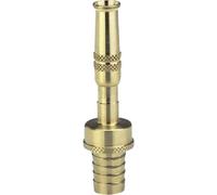 Gardena Atomizzatore Comfort in ottone: atomizzatore da giardino in metallo per collegamento a tubi da 13 mm (1/2 pollice), getto d'acqua regolabile e bloccabile (7165-20)