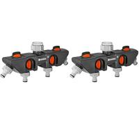 Gardena 08194-20 Distributore per il Funzionamento dei Dispositivi di Collegamento, Standard, Taglia Unica (Confezione da 2)