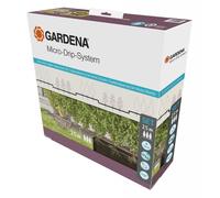 Gardena Micro-Drip-System Set per irrigazione a goccia siepi/arbusti (25 m): pronto all’uso, sistema irrigazione risparmio idrico, tecnica collegamento semplice flessibile (13500-20)