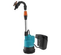 Gardena 14602-66 Pompa a impulsi Batteria 2 bar 2000 l/h Nero Blu Altezza: 201