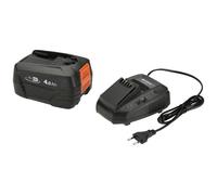 Gardena Starter-Kit P4A PBA 18V/72 4.0 Ah+ AL 1830 CV - Akku - 4.000 mAh Set batteria e caricabatterie