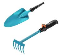 Gardena 17354-60 Combisystem Piccoli Strumenti: Set Composto da cazzuola e rastr