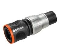 Gardena 18253-20 Connettore per tubo 1/2" Metallo Plastica Nero Metallico