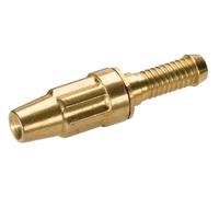 Gardena Atomizzatore standard in ottone: atomizzatore da giardino in metallo per collegamento a tubi da 13 mm (1/2 pollice), getto d'acqua regolabile e bloccabile (7160-20)