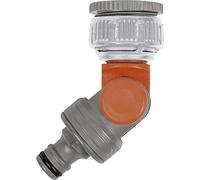 Gardena Attacco rubinetto angolare 26.5mm (G 3/4 pollice) - rubinetto 33.3mm (G 1 pollice) - filetto e 21mm (G 1/2 pollice) - rubinetto filetto 26.5mm (G 3/4 pollice), rotativo e orientabile (998-50)