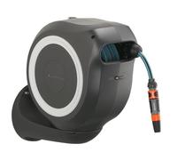 Avvolgitubo Gardena RollUp M Rocchetto montato a muro Automatico Nero, Blu, Grigio [18612-20]