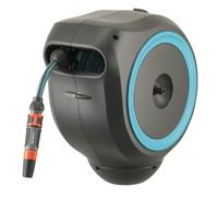 GARDENA Avvolgitubo automatico da parete RollUp S striscia blu 15 m