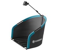 Gardena Cestello raccoglierba Rasaprato a mano elicoidale: Può essere utilizzato come una pala, Salvaspazio, Capacità di 49 litri, Design compatibile, Facile da svuotare (11770-20)