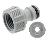 Gardena Presa per Rubinetti 21 Mm (G 1/2 Pollici): Adattatore per Il Collegamento di Un Tubo Flessibile, Tecnologia Antisplash, Resistente al Gelo, Original System (18220-20)