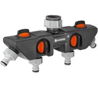 GARDENA - DISTRIBUTORE A 4 VIE CON INNESTI RAPIDI - IRRIGAZIONE -FER 303477