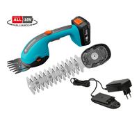 GARDENA Forbici per erba e arbusti a batteria Gardena PowerCut / Set pronto all'uso