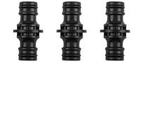 Gardena - Giunto per tubo da giardino, 3 pezzi, 1/2 pollici, connettore in plastica resistente per sistemi di irrigazione, tubo da giardino