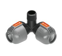 GARDENA Raccordo a L per Angoli - 25 mm x Attacco Filettato Maschio da 3/4" - 1 pz.