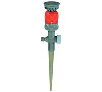 Gardena Circular Sprinkler Vario With Spike One Size Black / Orange