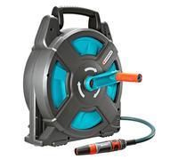 Gardena Kit Acquabox Classic 15: Avvolgitubo con tubo da 15 m, per campeggio, caravan, sport acquatici, con adattatori per attacchi comuni (2662-20)