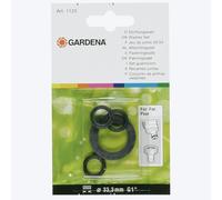Gardena Kit di guarnizioni: Assortimento di anelli per sostituzione di guarnizioni, per raccordi rubinetto, art. n. 18202 e 18402 (1125-20)