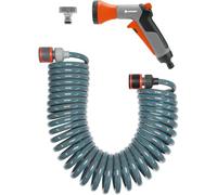 Gardena Kit tubo a spirale da 10 m: Tubo da giardino a spirale per innaffiare e irrigare piccole superfici, forza di richiamo, diametro 9 mm (4647-20)