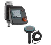 Gardena Kit Water Control Select con Sensore di Umidità del Terreno, Attacco Rubinetto da 26.5 mm, G 3/4", Adattatore 1"-3/4", Adattatore 3/4"-1/2"