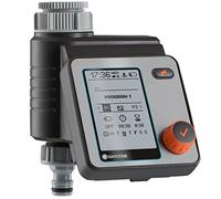 Gardena Maestro di controllo dell'acqua, automatico, irrigazione a risparmio di tempo, 6 pianificazioni, display LCD, funzione acqua ora, fermata sicura (1892-28)