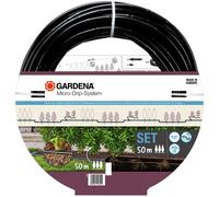 Gardena Micro-Drip-System Set per irrigazione a Goccia siepi/arbusti (50 m): Pronto all’Uso, Sistema irrigazione Risparmio idrico, Tecnica Collegamento Semplice Flessibile (13501-20)