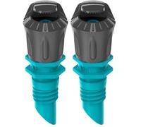 Gardena Micro-Drip-System Microspruzzo 180 gradi: testa dello spruzzatore di 180 gradi, irrigazione regolabile e a risparmio idrico, portata del getto 3 m, 5 pz (13321-20) (Confezione da 2)