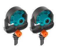Gardena Micro-Drip-System Microspruzzo a 6 settori Regolabili: per Impostare 6 getti Diversi, Portata del Getto Regolabile, 2 pz (13324-20) (Confezione da 2)