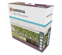 Gardena Micro-Drip-System Set per irrigazione a goccia siepi/arbusti (25 m): pronto all’uso, sistema irrigazione risparmio idrico, tecnica collegamento semplice flessibile (13500-20)