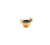 Gardena Pezzo filettato ad innesto rapido in ottone con filettatura esterna: raccordo per tubo flessibile, 26,5 mm (G 3/4 pollice) - filettatura ad es. Per pompe con filettatura interna (7114-20)