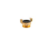 Gardena Pezzo filettato in ottone a innesto rapido con filettatura esterna: raccordo per tubo flessibile con filettatura 33,3 mm (G 1 pollice) ad es. Per pompe con filettatura interna (7115-20)