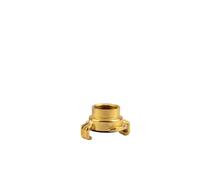 Gardena Pezzo filettato in ottone a innesto rapido con filetto femmina: raccordo per tubo flessibile, 26,5 mm (G 3/4 pollice) - Filetto femmina per rubinetti con filetto maschio (7108-20)