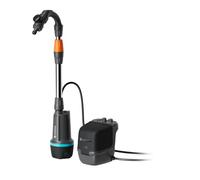 Gardena Pompa per Cisterna a batteria 2400 Comfort Automatic 18V P4A Solo Pompe: Pompa per irrigazione automatica, Programmazione dell'irrigazione, Funzione Timer (14605-55)