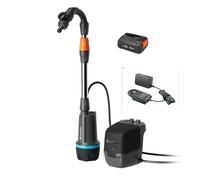 Gardena Pompa per Cisterna a batteria 2600 Comfort 18V P4A Set pronto all'uso Pompe: Programmazione dell’irrigazione, Potenza regolabile in continuo, Funzione timer (14604-20)