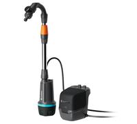 Gardena Pompa per Cisterna a batteria 2600 Comfort 18V P4A Set pronto all'uso Pompe: Programmazione dell’irrigazione, Potenza regolabile in continuo, Funzione timer (14604-20)