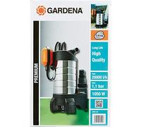 Gardena pompa sommersa per acque luride 20000 custodia in acciaio inossidabile, standard