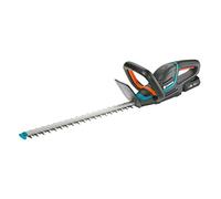 GARDENA Potatore telescopico a batteria TCS 20/18V P4A Set: sega per rami fino a 4 m di portata, lunghezza lama 20 cm, testa di taglio inclinabile, incl. batteria 18V P4A & tracolla (14770-20)