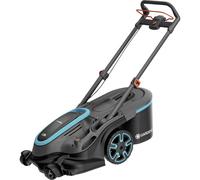 GARDENA PowerMax Duo 46/36V Rasaerba a Batteria, Doppia Lama, 2 Batterie P4A 4.0 Ah